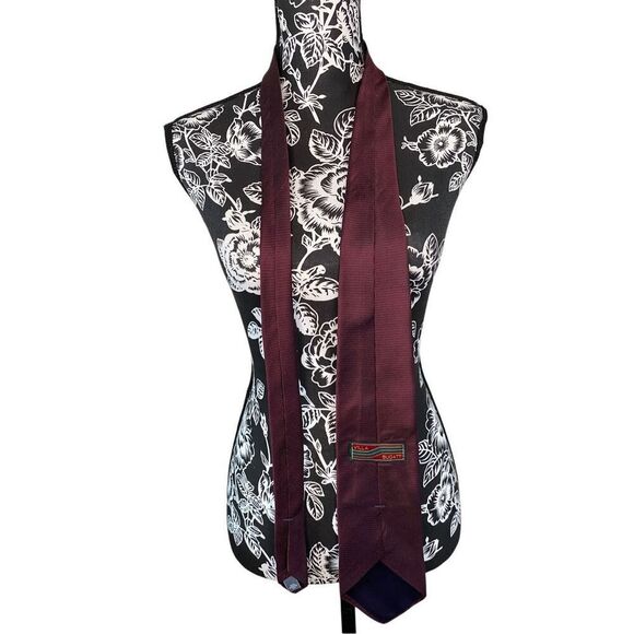 Villa Bugatti Imported Silk Tie Professional Career Office Workwear Business - Picture 2 of 7